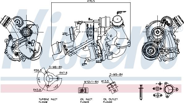 Nissens 93310 - Compresor,sistem de supraalimentare aaoparts.ro