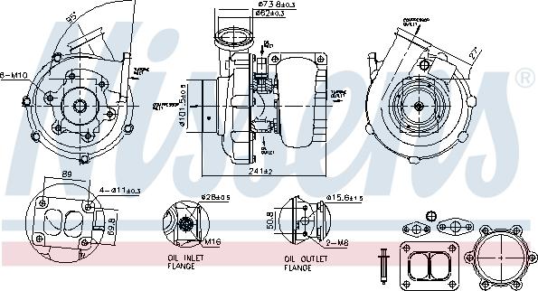 Nissens 93337 - Compresor,sistem de supraalimentare aaoparts.ro