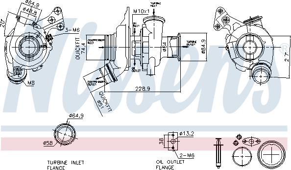 Nissens 93323 - Compresor,sistem de supraalimentare aaoparts.ro