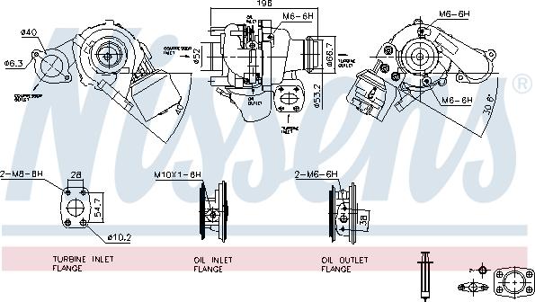 Nissens 93258 - Compresor,sistem de supraalimentare aaoparts.ro