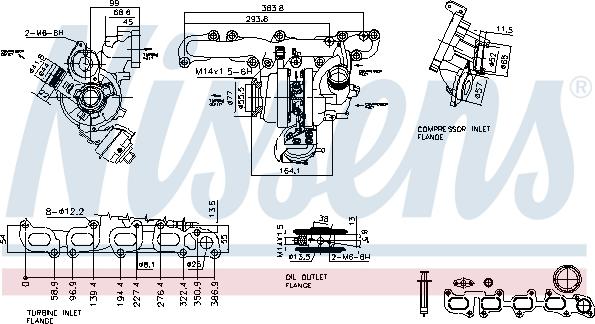 Nissens 93266 - Compresor,sistem de supraalimentare aaoparts.ro