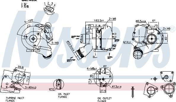 Nissens 93280 - Compresor,sistem de supraalimentare aaoparts.ro