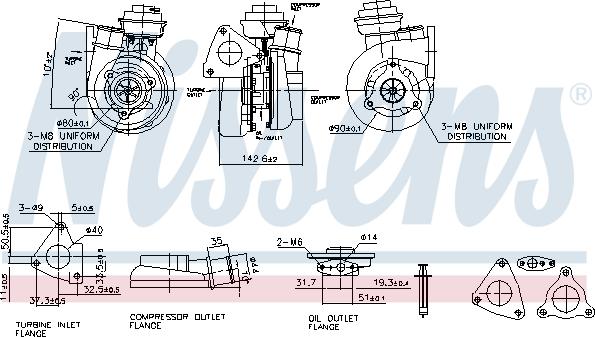 Nissens 93229 - Compresor,sistem de supraalimentare aaoparts.ro