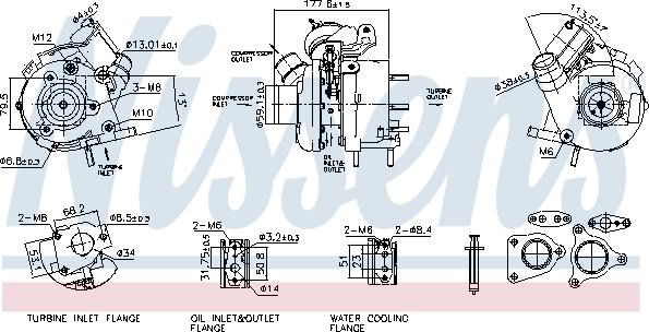 Nissens 93796 - Compresor,sistem de supraalimentare aaoparts.ro