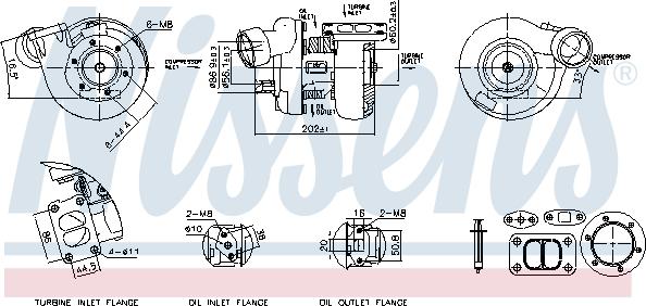 NISSENS 93792 - Compresor,sistem de supraalimentare aaoparts.ro