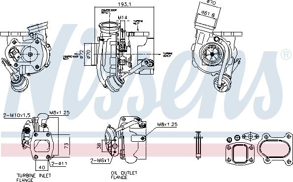 NISSENS 93772 - Compresor,sistem de supraalimentare aaoparts.ro