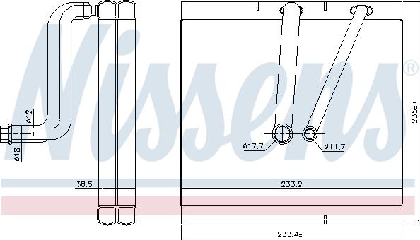 NISSENS 92381 - Evaporator,aer conditionat aaoparts.ro