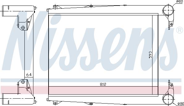 NISSENS 97074 - Intercooler, compresor aaoparts.ro