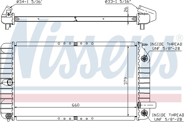 Nissens 609191 - Radiator, racire motor aaoparts.ro