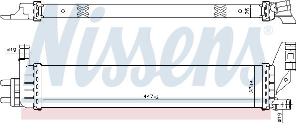 Nissens 606793 - Radiator, racire motor aaoparts.ro