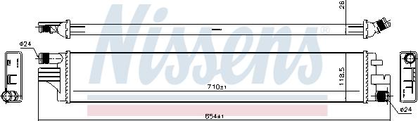 NISSENS 630794 - Radiator, racire motor aaoparts.ro