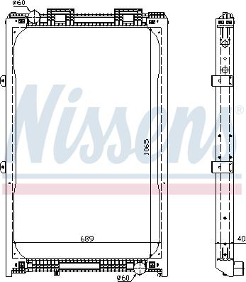 Nissens 62872A - Radiator, racire motor aaoparts.ro