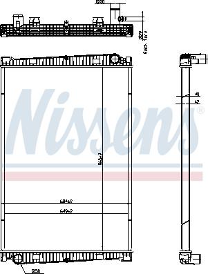 Nissens 67193 - Radiator, racire motor aaoparts.ro