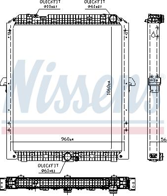 Nissens 67176 - Radiator, racire motor aaoparts.ro