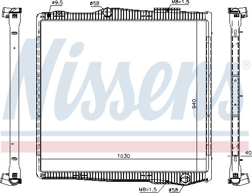 Nissens 67290 - Radiator, racire motor aaoparts.ro