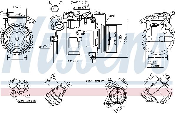 Nissens 89116 - Compresor, climatizare aaoparts.ro