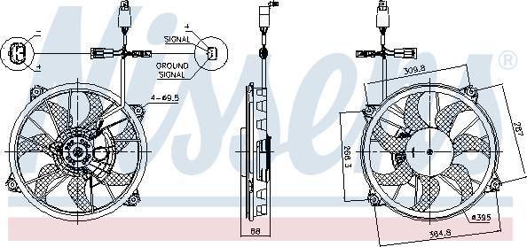 Nissens 85902 - Ventilator, radiator aaoparts.ro