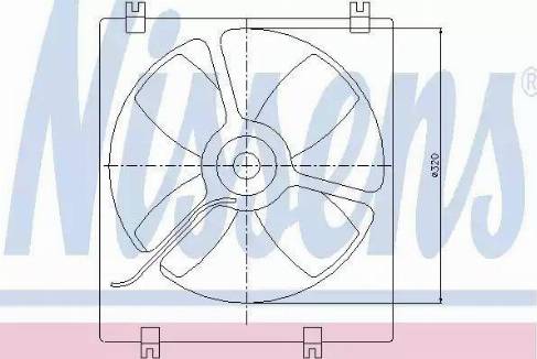 NISSENS 85070 - Ventilator, radiator aaoparts.ro