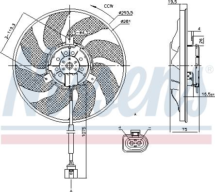 Nissens 85806 - Ventilator, radiator aaoparts.ro