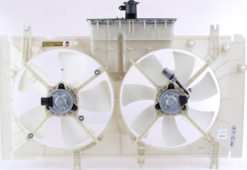 Nissens 85221 - Ventilator, radiator aaoparts.ro