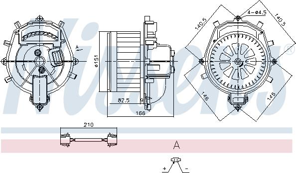 Nissens 87287 - Ventilator, habitaclu aaoparts.ro