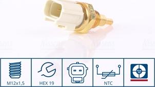 NISSENS 207098 - Senzor,temperatura lichid de racire aaoparts.ro