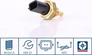 Nissens 207022 - Senzor,temperatura lichid de racire aaoparts.ro