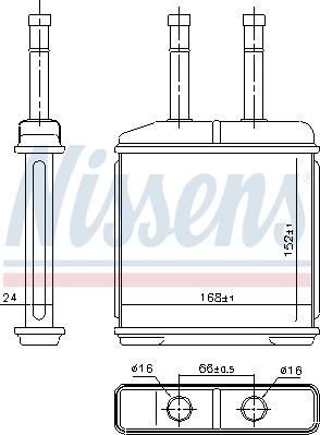 Nissens  76506 - Schimbator caldura, incalzire habitaclu aaoparts.ro