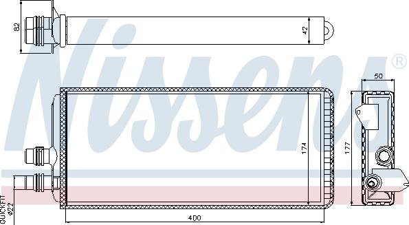 Nissens 71815 - Schimbator caldura, incalzire habitaclu aaoparts.ro