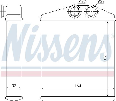 Nissens 72661 - Schimbator caldura, incalzire habitaclu aaoparts.ro