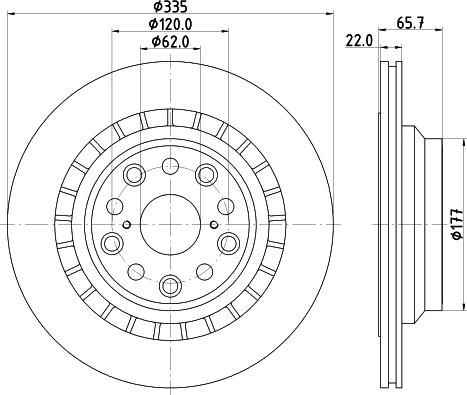 Nisshinbo ND1122K - Disc frana aaoparts.ro