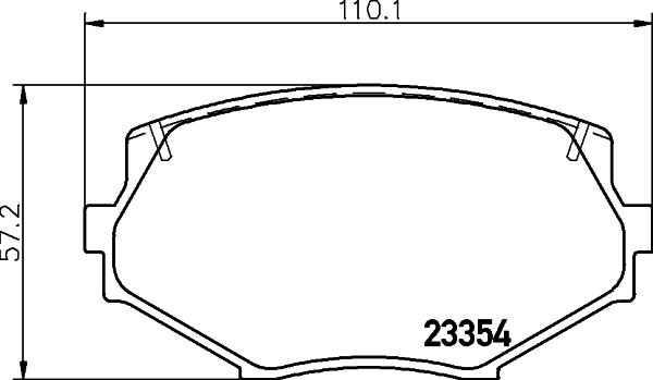 Nisshinbo NP5063 - Set placute frana,frana disc aaoparts.ro