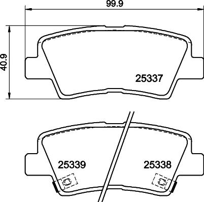 Nisshinbo NP6168 - Set placute frana,frana disc aaoparts.ro
