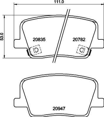 Nisshinbo NP6170 - Set placute frana,frana disc aaoparts.ro