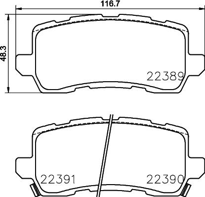 FTE 9005322 - Set placute frana,frana disc aaoparts.ro