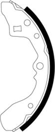 Nisshinbo NS5003 - Set saboti frana aaoparts.ro