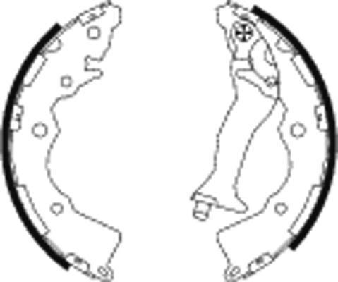 Nisshinbo NS6011 - Set saboti frana aaoparts.ro