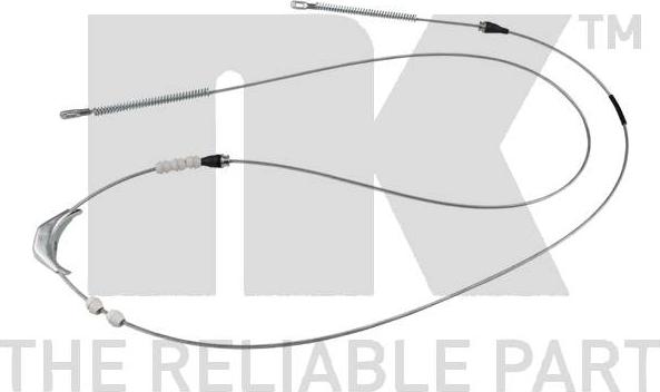 NK 909905 - Cablu, frana de parcare aaoparts.ro