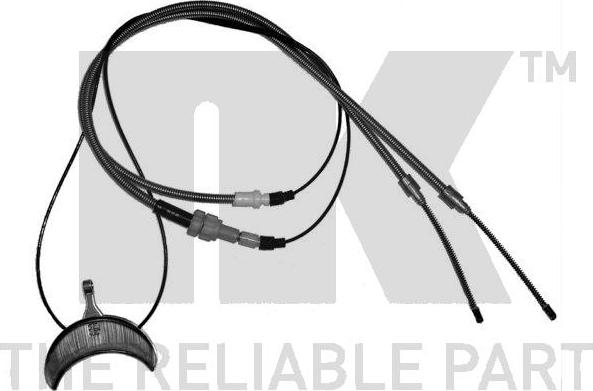 NK 902528 - Cablu, frana de parcare aaoparts.ro