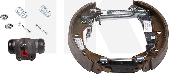 NK 443653901 - Set saboti frana aaoparts.ro