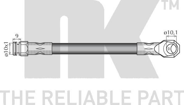 NK 852357 - Furtun frana aaoparts.ro