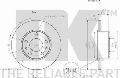 NK 5042521 - Articulatie sarcina / ghidare aaoparts.ro