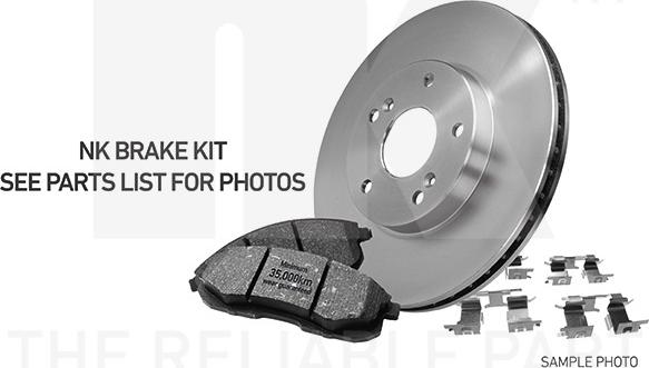 NK 2995010013 - Set frana, frana disc aaoparts.ro