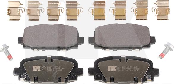 NK 229341 - Set placute frana,frana disc aaoparts.ro