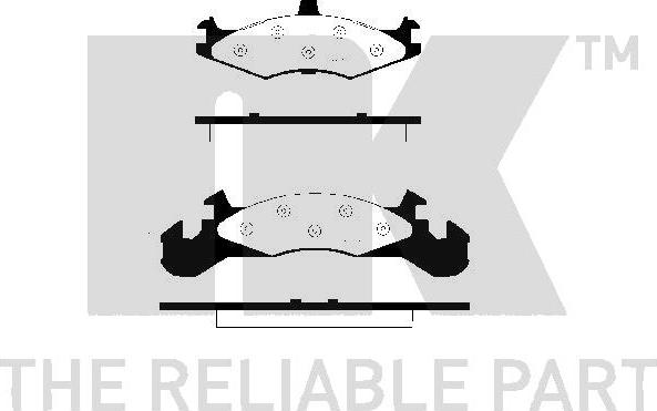 NK 229304 - Set placute frana,frana disc aaoparts.ro