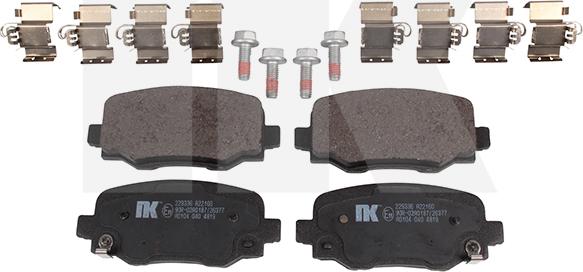 NK 229336 - Set placute frana,frana disc aaoparts.ro
