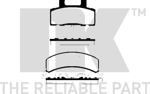 NK 229209 - Set placute frana,frana disc aaoparts.ro