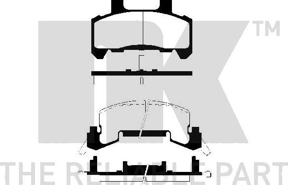 NK 229206 - Set placute frana,frana disc aaoparts.ro