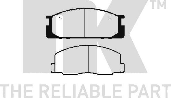 NK 224519 - Set placute frana,frana disc aaoparts.ro