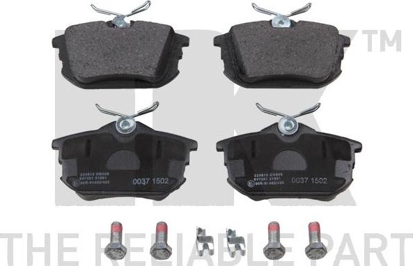 NK 224815 - Set placute frana,frana disc aaoparts.ro